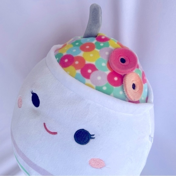 7.5" Squishmallows KellyToy Plush - Lupe the Bowl of Cereal - Picture 3 of 6